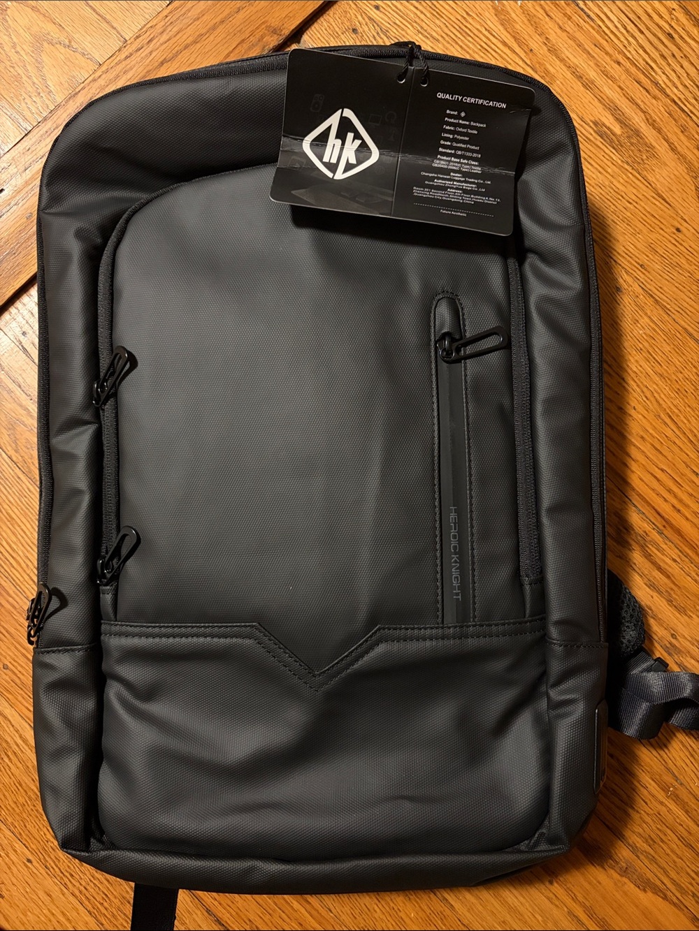 HK Slim Laptop Backpack - Black, NWT